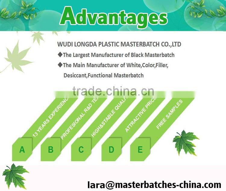 high cost effective additive masterbach/Black Masterbatch for Injection Moulding