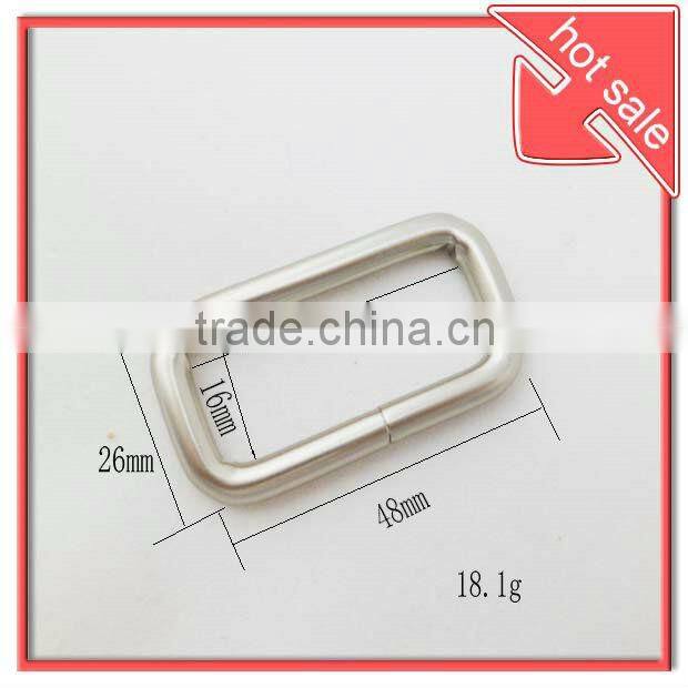 38*16mm metal square handbag ring & ring for bag