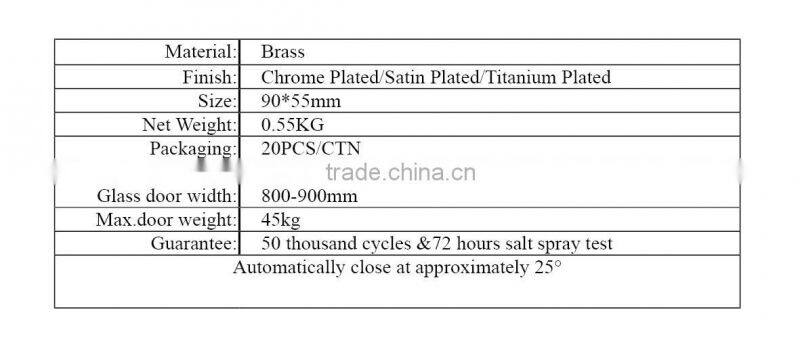 High Quality Factory Price Glass Hinges For Doors Kitchen