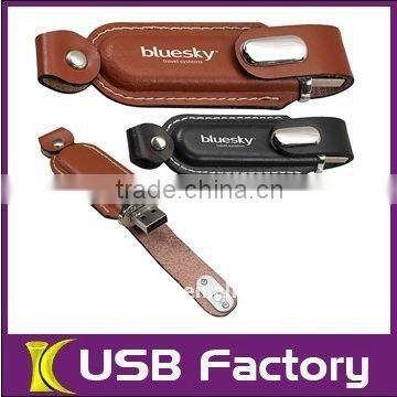 Leather USB Flash stick 8GB