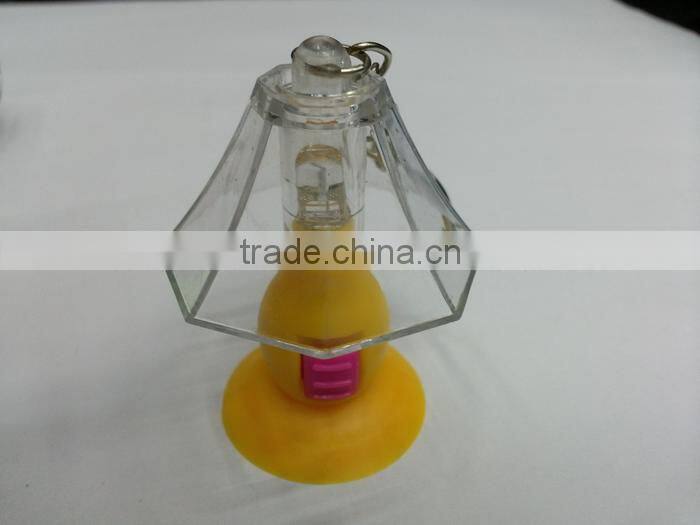 Desk lamp shape lighting wholesale plastic keychains