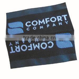 Dongguan 100% polyester woven label for clothing