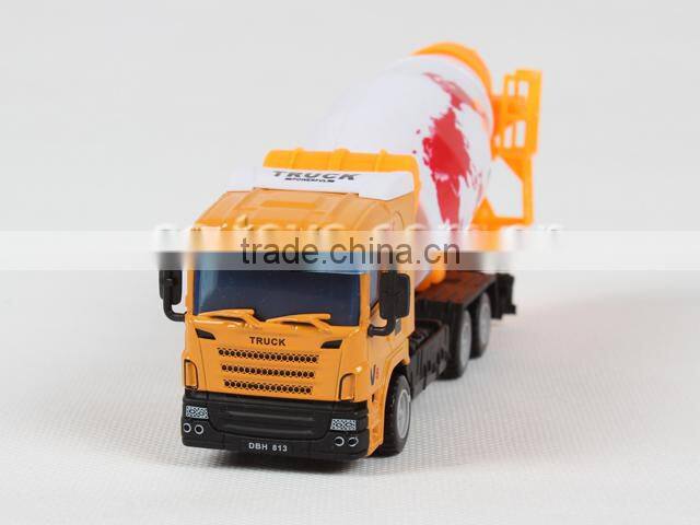 1:64 alloy concrete mixer truck toy