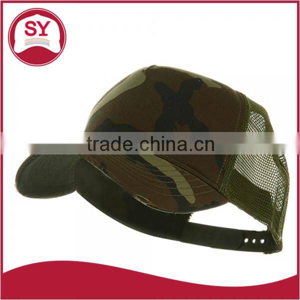 5 panel Camouflage trucker cap mesh cap