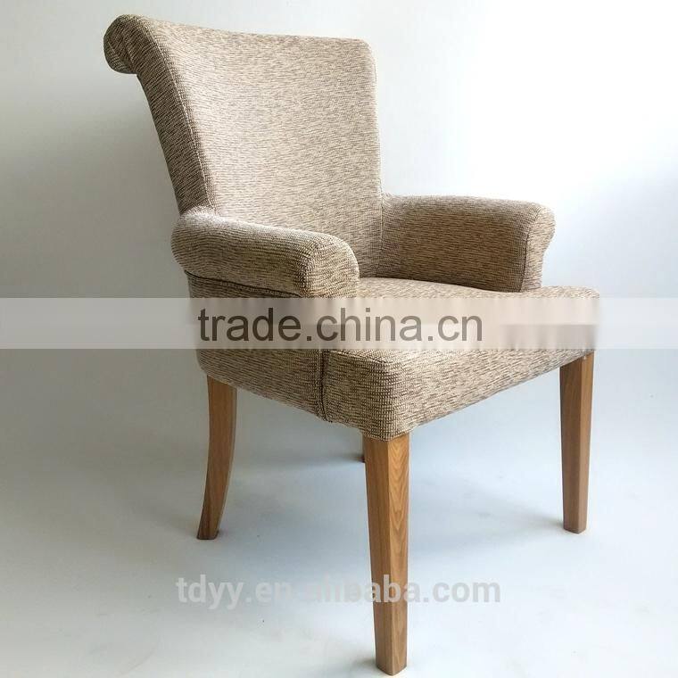 TDX-610-3 QVB HANGZHOU JIANDE TONGDA ASH WOOD LEG LINEN SEATING AND BACK SIDE SOFA LIVING ROOM SOFA