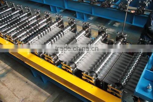 Corrugated Sheet Metal Roof Making Machine China Manufacturing, Glazed Roof Roll Forming Machine For Sale