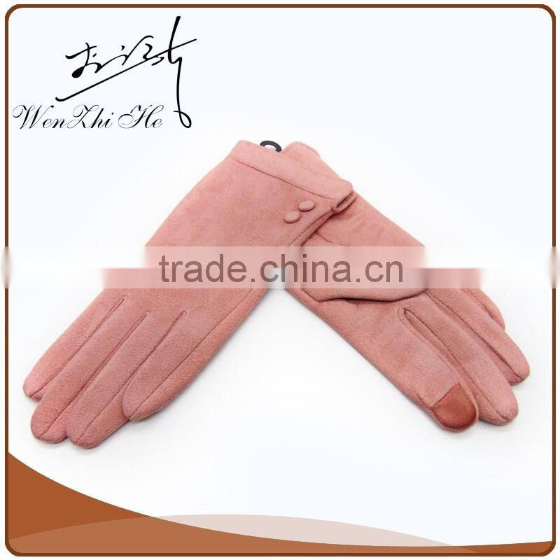 Factory Handmade Faux Suede Leather Dancing Gloves