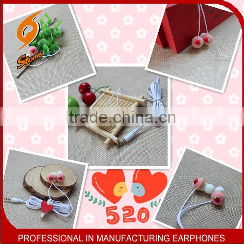 Cartoon Cake Earphones For Mobile, ,Earphone for kids