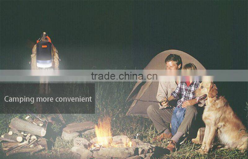 smart outdoor activity multifunction emergency LED light support bluetooth music display