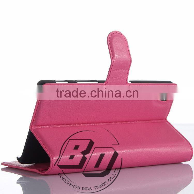 Ultra High Quality Magnetic flip PU leather wallet case with card slots For Sony Xperia Z5 Premium luxury Case fast delivery