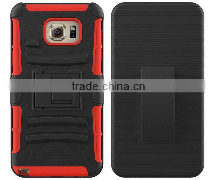 New Arrival for galaxy note 5 pc case belt clip Factory Price