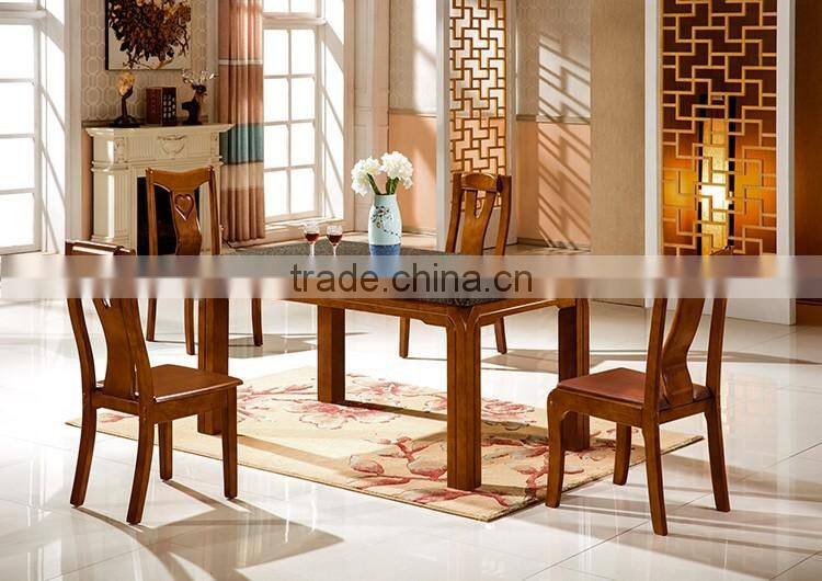 Unique design wooden base extendable dining table with square/round top