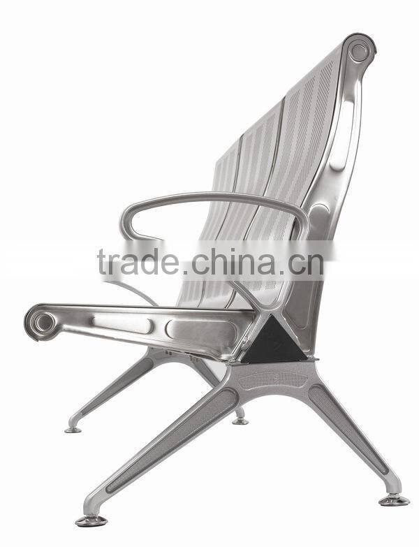 Expensive and Durable 304 stainless steel waiting row chairs
