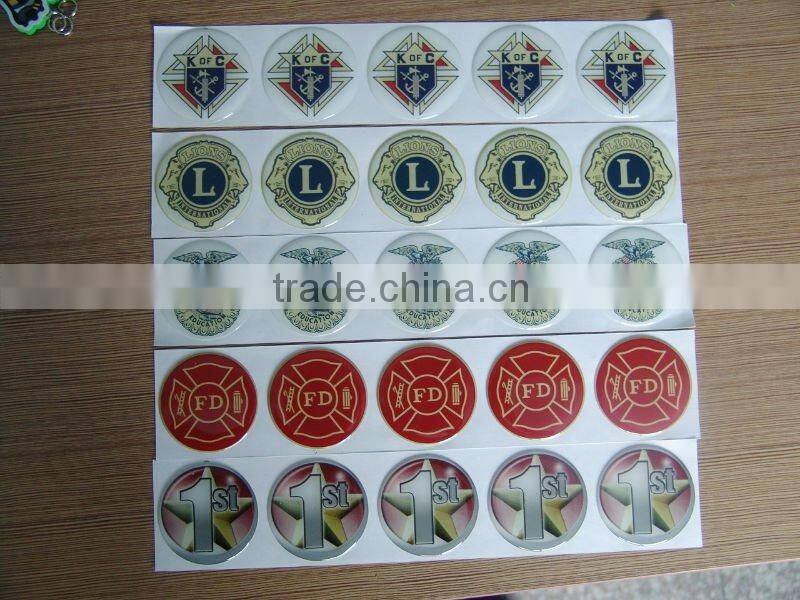 cheap custom 3d serial number sticker