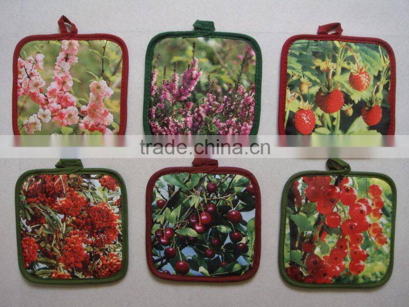photo or digital printing polyester material oven mitten