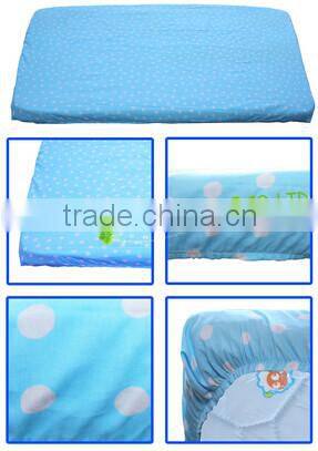 100% Cotton Printed Baby Fitted Sheet bed sheet