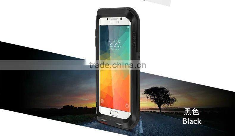 Hotsale For Galaxy S6 Edge Metal Case Luxury Aluminum Love Mei Case For Samsung Galaxy S6 Edge G9250 Phone Cover