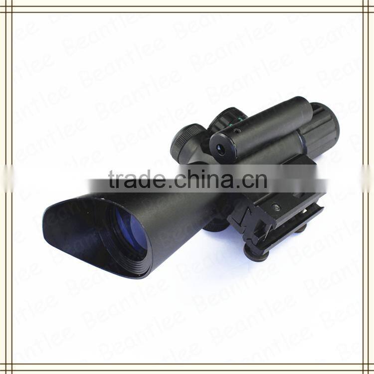 High power night vision red laser sight 4X30, Laser pointer sight scope for gun with magnetic gun sight scope mount