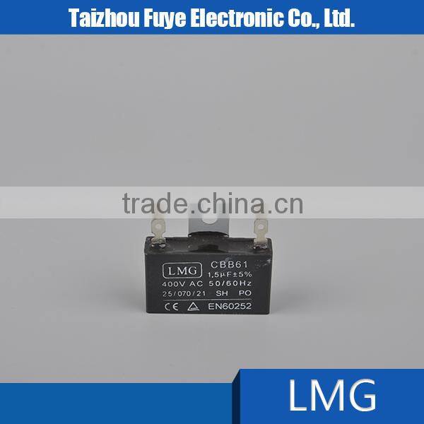 Alibaba express Motor Run fan capacitor cbb61 ,ceiling fan capacitor