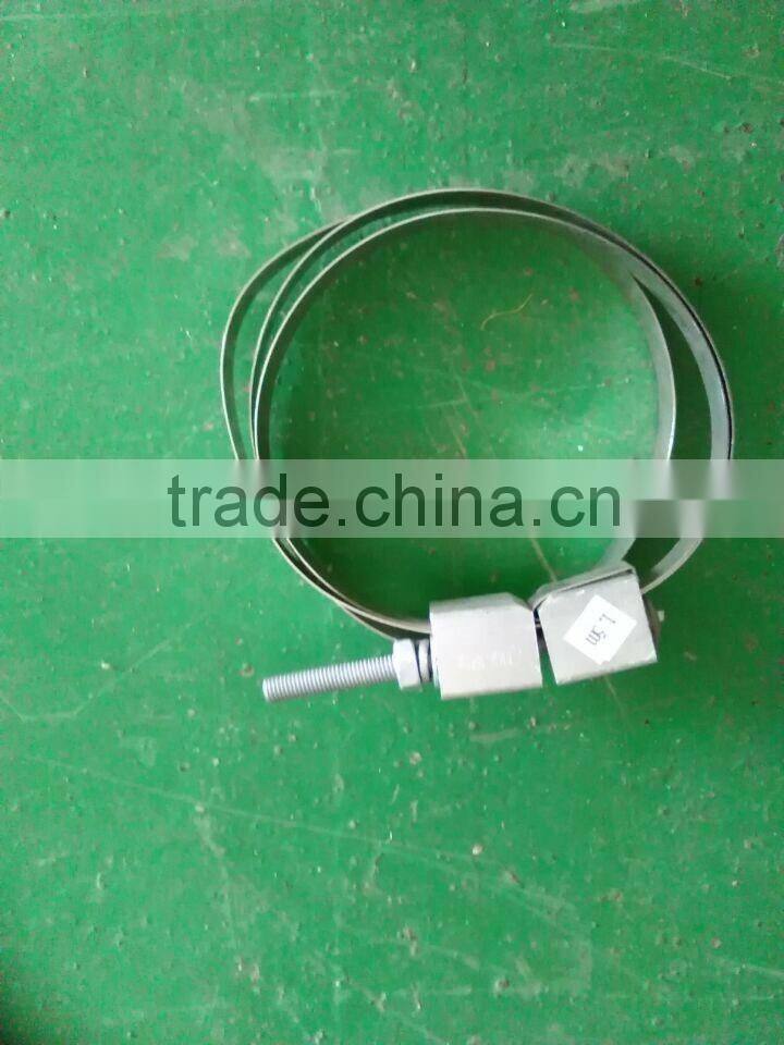 Stainless steel strap / ADSS / OPGW pole cable clamp
