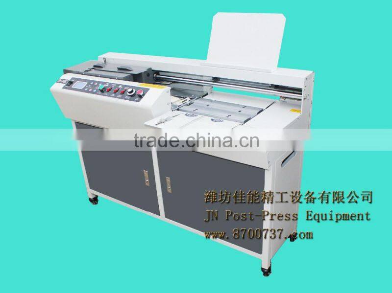 Hot melt glue book binder with roughener unitJN-40E