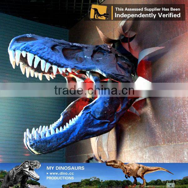 My Dino-Dinosaur theme park sculpture 3D dinosaur fiberglass sculpture