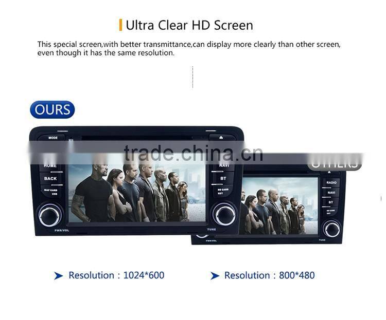 7 inch 1024 600 High Resolution smart car GPS navigation