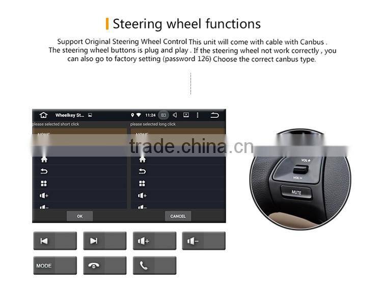 Cheap Pure Android 5.1.1 OS touch screen car dvd player with GPS for VW skoda