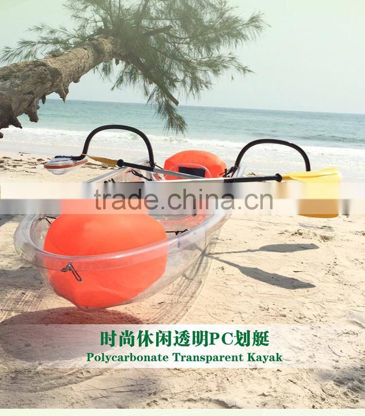 JIASIDA new product transparent Polycarbonate Kayak