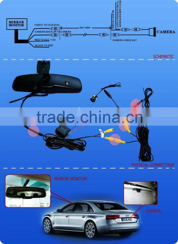 OEM mirror with SIRI function bluetooth mirror