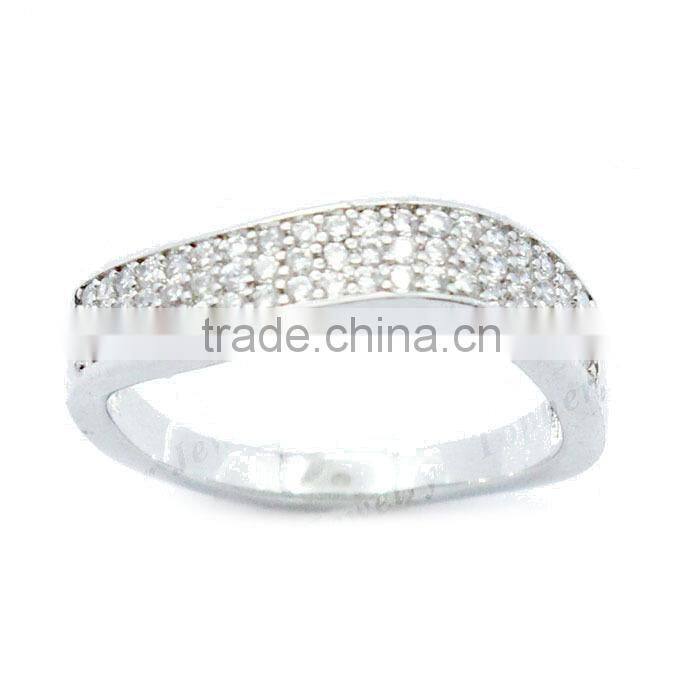 classical design set silver jewelry collection-mirco pave sets