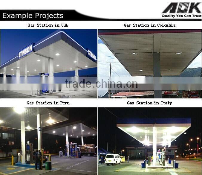 5 Years Warranty 160 Watt LED Price Sign Petrol Gas Station Recessed Light with TM21 Report 62000 Hours Lifespan
