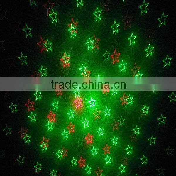 Red green mini gobo laser light sound/auto control, more than 20 different patterns