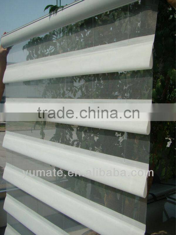 YUMA 100% polyester peacock shade window blind