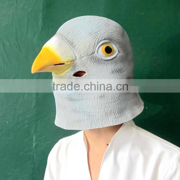Halloween newest dress up head Latex material big rooster mask for cosplay