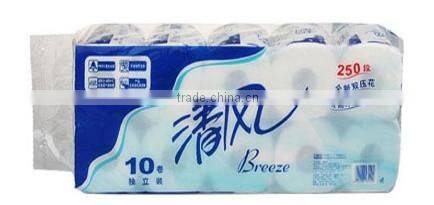 2 rolls, 6 rolls, 8 rolls,etc Plastic Film Toilet Paper Tissue Wrapping and Packing Machine
