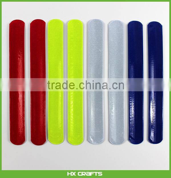 High-Viz Kids Reflective Slap Snap Bands Fluorescent Safety Straps