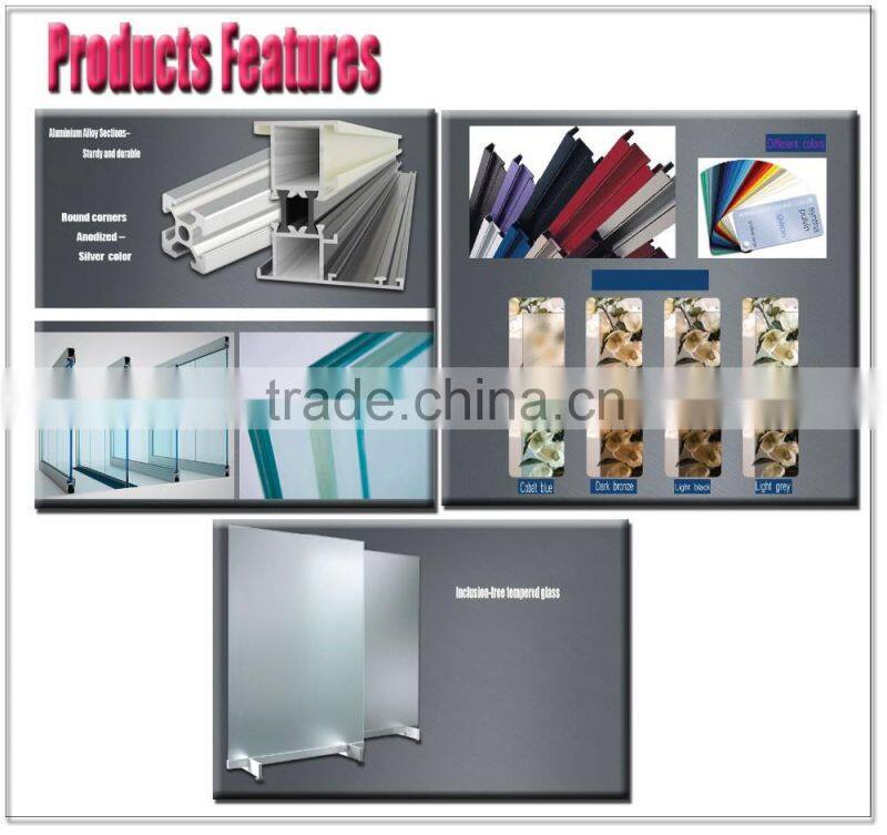 Designer new products strong aluminum glass curtain wall