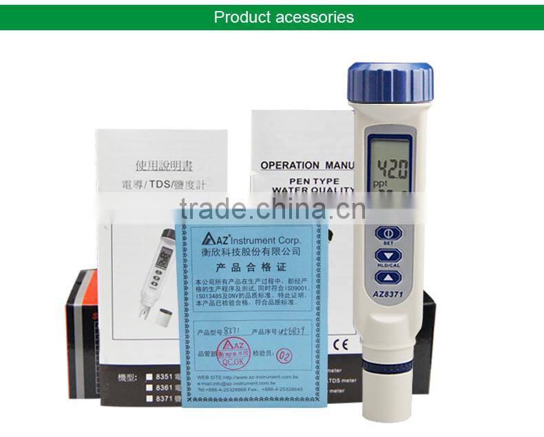 Salinity Meter AZ 8371 Salinity testing pen Aquarium Salinity meter