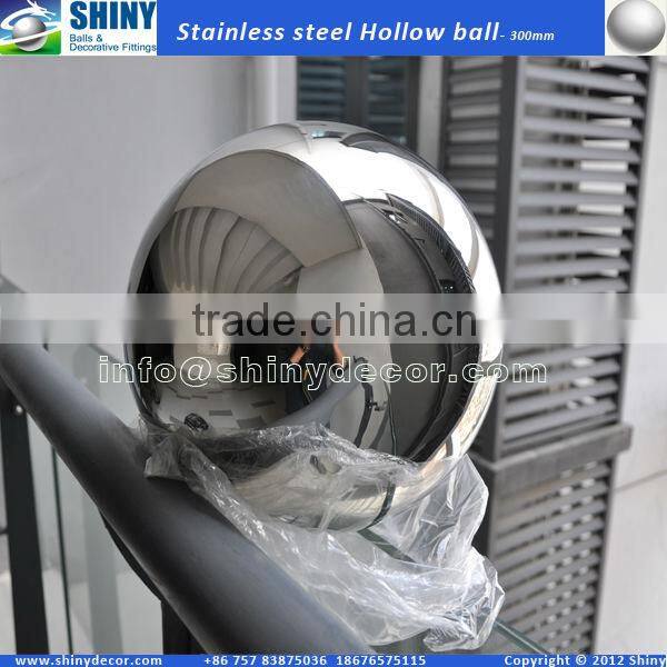 300mm Mirror polished stainless steel hollow ball