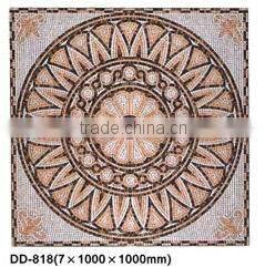 Rose flower mosaic pattern