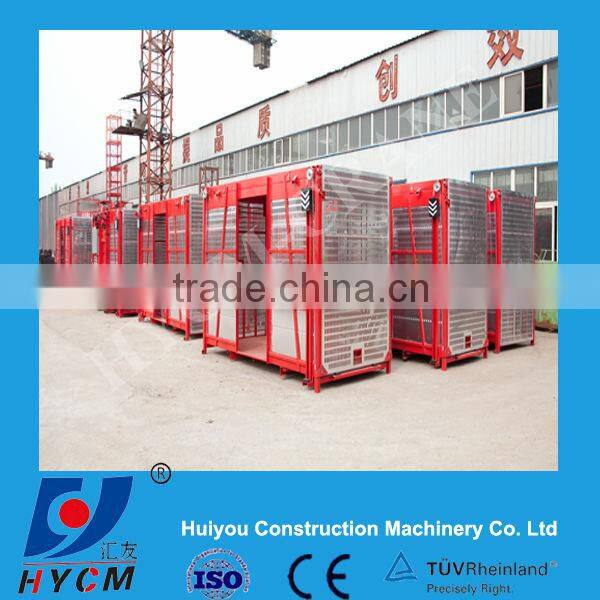 1t 50m SC100 Sigle Cage construction material elevators ,construction hoisting elevator