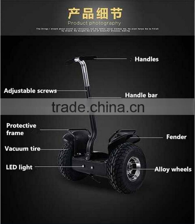 SUV off road self balancing scooter max load 150 kg 19 inch wheel smart electric scooter for adults