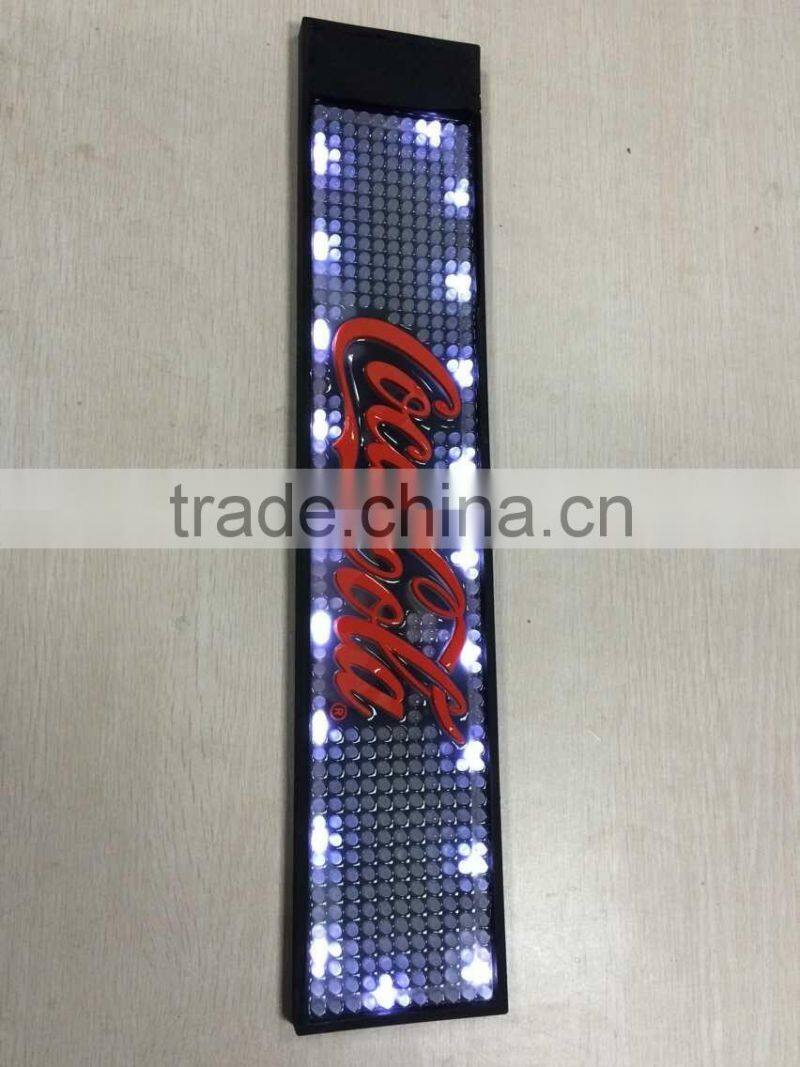 Custom Brands Soft Pvc Led Bar Mat