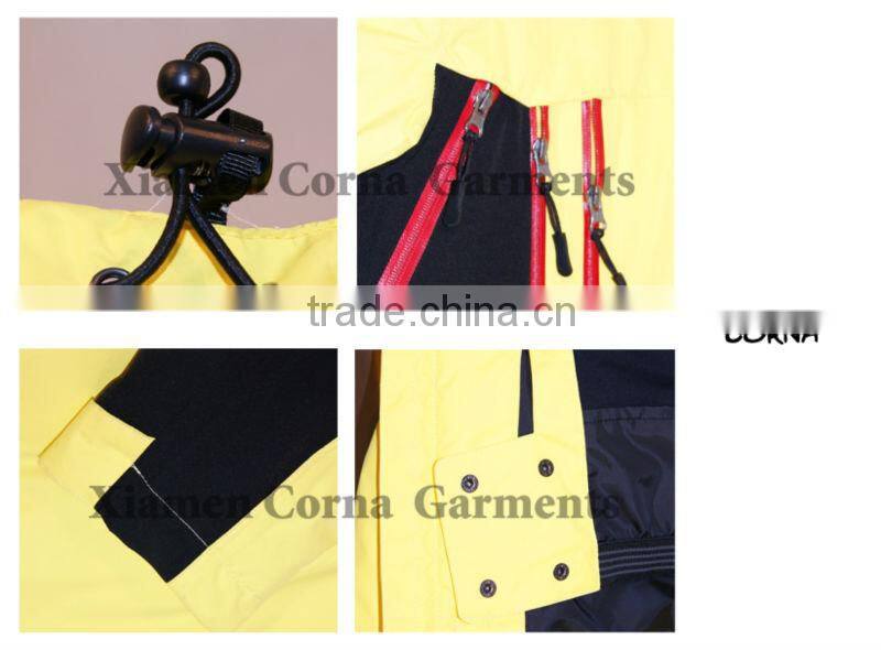 men's waterproof crane snow ski wear outdoor jacket