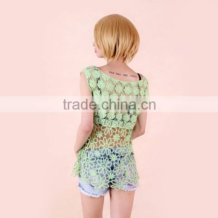 Green Transparent Sexy Lace Women Wear