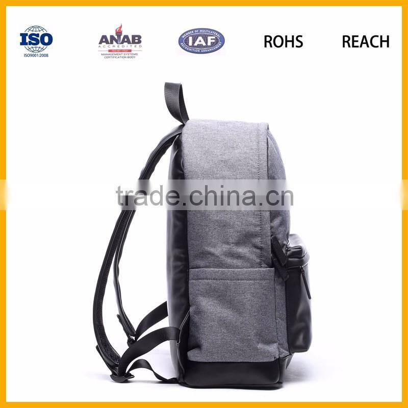 Snowflake material PU leather travel casual backpack