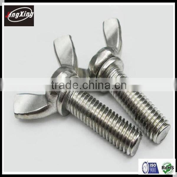 factory price DIN315 Stainless Steel 316 Wing Nuts Bolt Screw