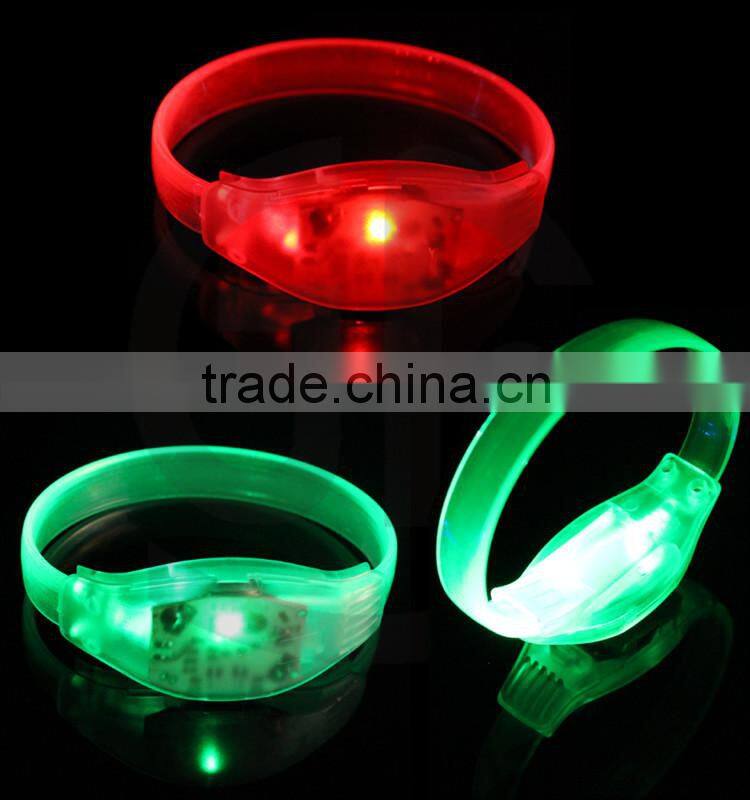 Hot Promotional Giveaways High Quality Led Flash Party Light Up Bracelet
