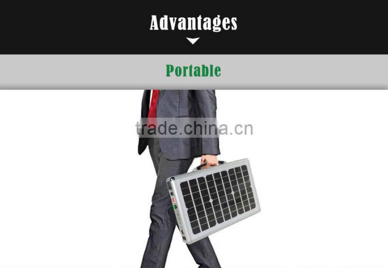 alibaba china 20W portable solar power system solar batteries